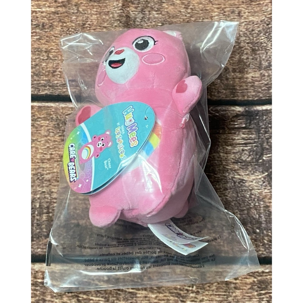 Squishmallows Hug Mees Care Bears "Cheer Bear" 6 inch Plush Toy New - Picture 16 of 16